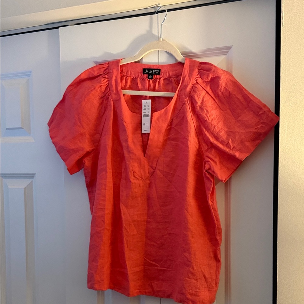 J. Crew Women's Top in Coral